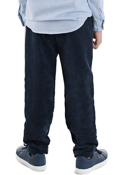 Fitilli Kadife Lacivert Erkek Çocuk Pantolon fiyatları