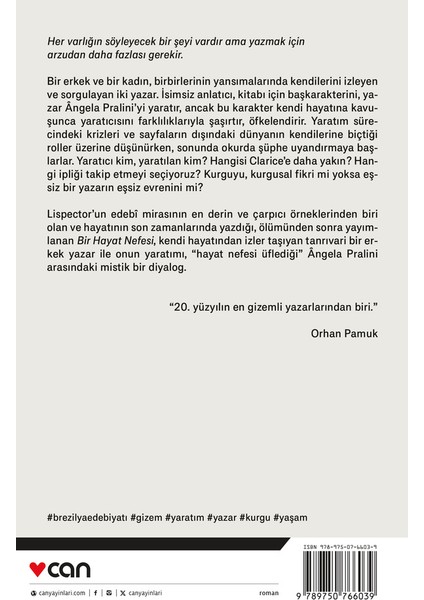 Bir Hayat Nefesi - Clarice Lispector modelleri