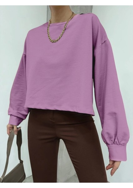 2 Iplik Oversize Crop Sweat -G.kurusu fiyatları