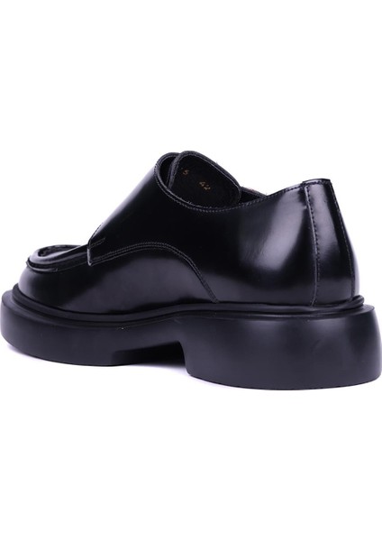 - Siyah Hakiki Açma Deri Tokalı Erkek Klasik Ayakkabı 115-K575 fırsatları
