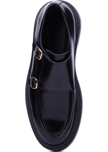 - Siyah Hakiki Açma Deri Tokalı Erkek Klasik Ayakkabı 115-K575 indirimleri