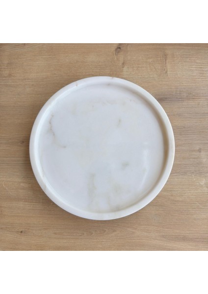 Beyaz Mermer Gümüş Top Ayaklı Sunumluk, Beyaz Mermer Ayaklı Sunum Tabağı fırsatları