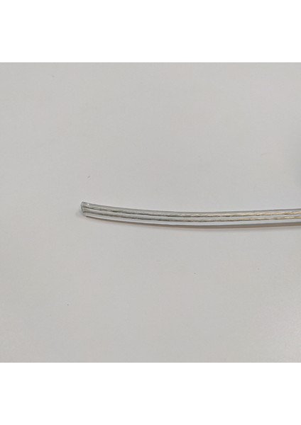 2x0,50 Balık Sırtı (Yassı) Kablo Şeffaf Renk 1 Metre modelleri