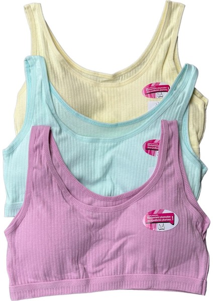 4'lü Kadın Kalın Askı Fitilli Pedli Büstiyer Alıştırma Sütyen Yarım Atlet Dondeza fırsatları