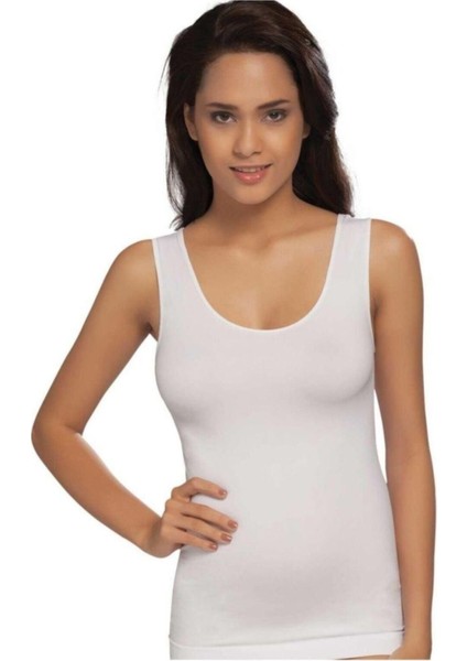 Kadın Geniş Askılı Dikişsiz Atlet