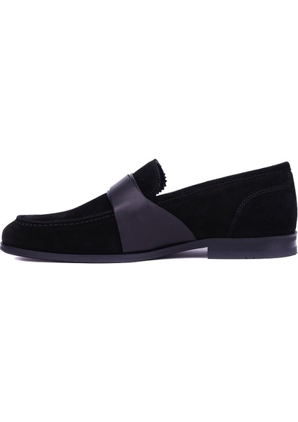 - Siyah Hakiki Süet Deri Erkek Klasik Ayakkabı 115-K580 modelleri