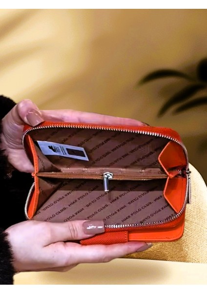 Hmx Polo Orta Boy Turuncu Cüzdan fırsatları