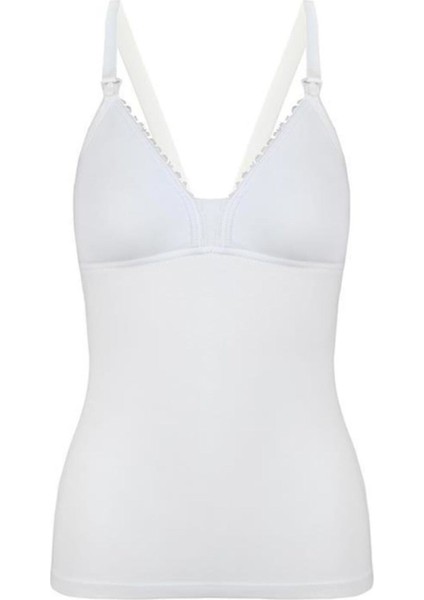 Kadın Beyaz Emzirme Atleti 3050