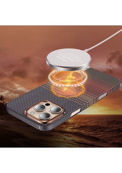 IPHONE15 Pro Max Kevlar Manyetik Şarj Uyumlu Kılıf modelleri