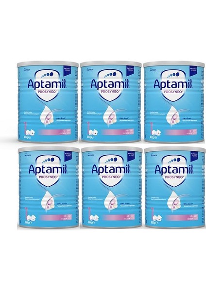 Aptamil Prosyneo 1 Numara 400 gr 6`lı Avantaj Paketi (2400GR)