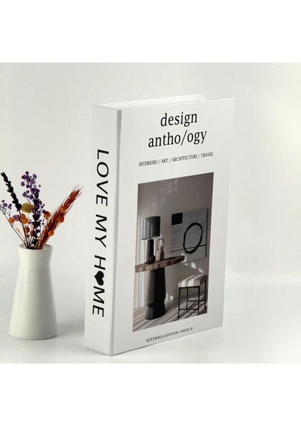 Kitap Görünümlü Dekoratif Kutu, Iskandinav Tarzı Kitap Şeklinde Saklama Kutusu, Ev Dekorasyonu, Modern Ev Dekorasyonu- Love My Home fiyatları
