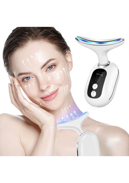 400MAH Auhma 45 Derece 3 Modlu Isıtmalı Yüz ve Boyun Kırşıklık ve Sıklaştırma Cihazı