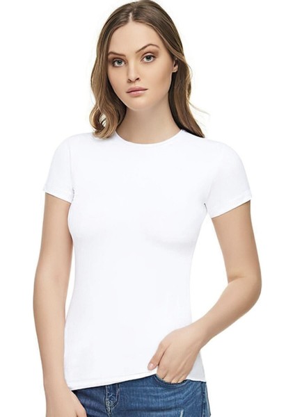 Kadın 3 Lü Yarım Kol Atlet 6022