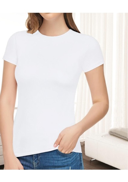 Kadın Elastan Yarım Kol Siyah Atlet 3'lü Paket Yeni Sezon