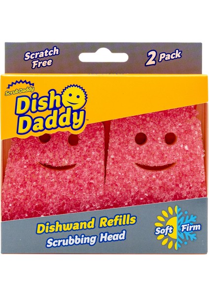 Dish Daddy Yedek Başlıklar - 2'li Paket Pembe