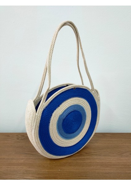 Beach,kadın Handmade Nazar Boncuklu Çanta, Plajçantası,kadın Günlük Kol Çantası fırsatları