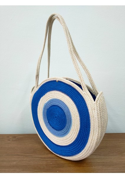 Beach,kadın Handmade Nazar Boncuklu Çanta, Plajçantası,kadın Günlük Kol Çantası indirimleri