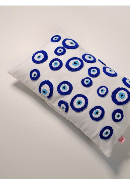 EVIL EYE - Nazar Boncukları Dikdörtgen Punch Kırlent Kılıfı fiyatları