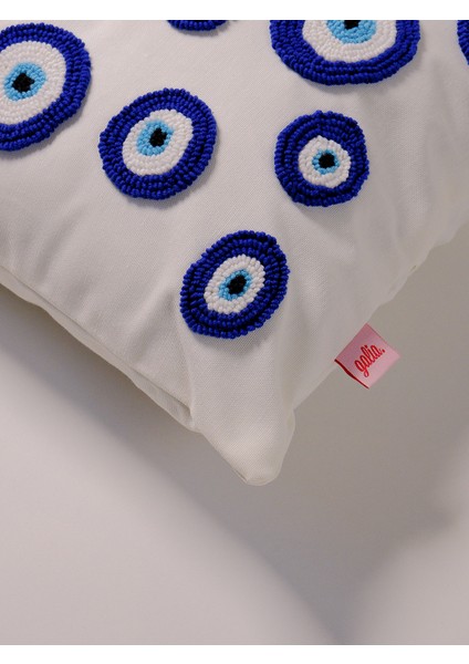 EVIL EYE - Nazar Boncukları Dikdörtgen Punch Kırlent Kılıfı modelleri