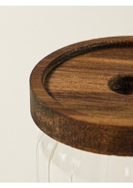 Elva 2'li Akasya Kapaklı Cam Kavanoz (1000 Ml) modelleri