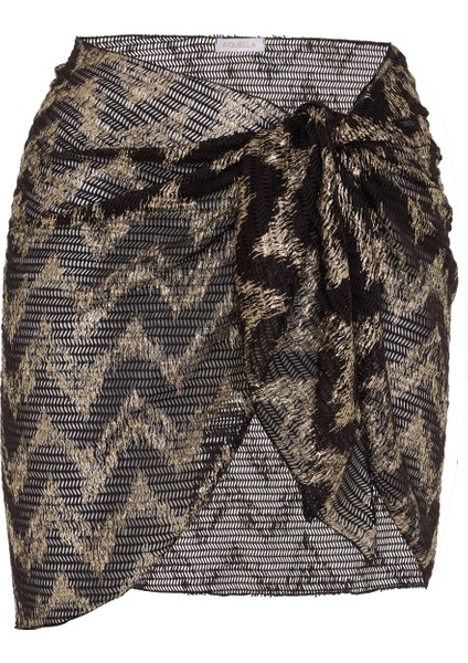 Gold Zigzag Desen Pareo