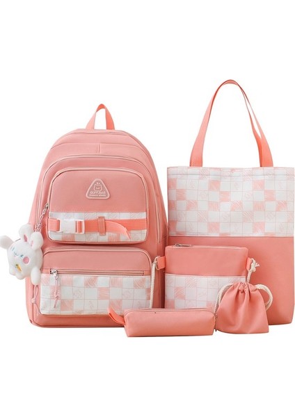 Ortaokul ve Lise Öğrencilerinin Askılı Sırt Çantalı Beş Parçalı Okul Çantası (Yurt Dışından) fiyatları