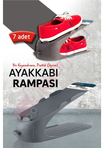 7 Adet Ayakkabı Rampası Ayakkabı Düzenleyici