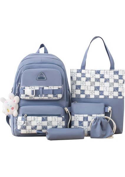 Ortaokul ve Lise Öğrencilerinin Askılı Sırt Çantalı Beş Parçalı Okul Çantası (Yurt Dışından) fiyatları