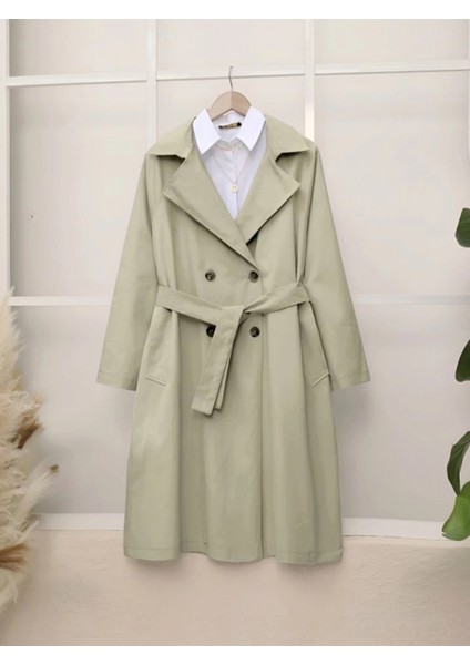 Bolero Detaylı Kemerli Araboy Trençkot -Taş modelleri
