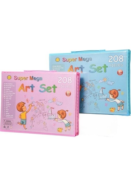208 Adet Boya Fırçası Kurşun Boya Kalem Suluboya Kalem Öğrenci Kırtasiye Boyama Seti (Yurt Dışından) fiyatları