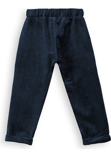 Fitilli Kadife Lacivert Erkek Çocuk Pantolon fırsatları
