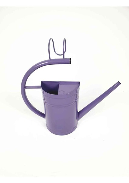 Çok Amaçlı Metal Askılı Çiçek Sulama Kabı Çiçeklik 1,5 Litre