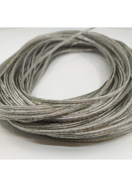 2x0,50 Kordon Kablo Şeffaf Renk 1 Metre