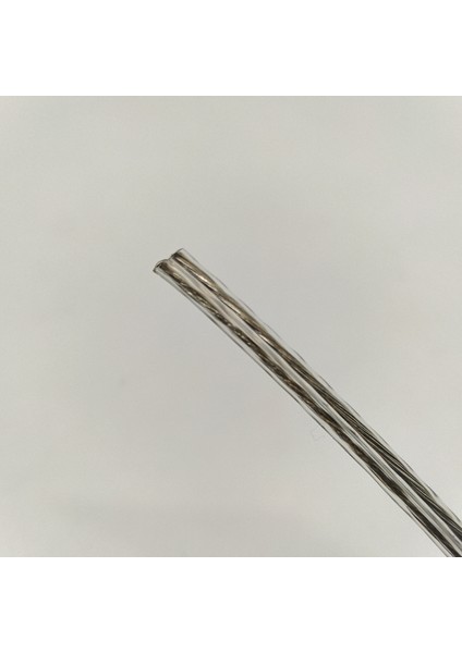 2x0,50 Kordon Kablo Şeffaf Renk 1 Metre fiyatları