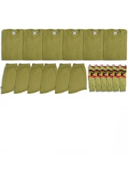 Fanila Iç Çamaşır ve Çorap Seti 6lı