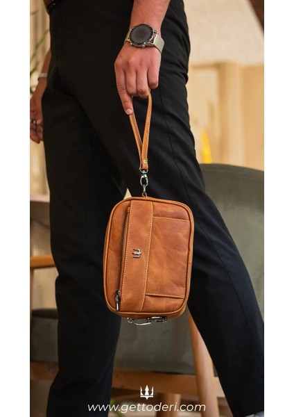 Lock Bag Hakiki Deri Kişiye Özel İsim Baskılı El Çantası