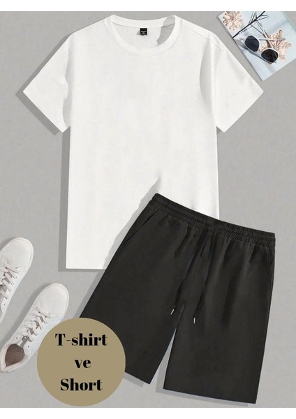Kadın T-Shirt Şort Takımı