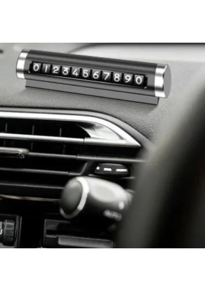 Alüminyum Kasa Siyah Renk Çevirmeli Araç Içi Telefon Numaratörü Park Oto Numaratörü (4887) indirimleri