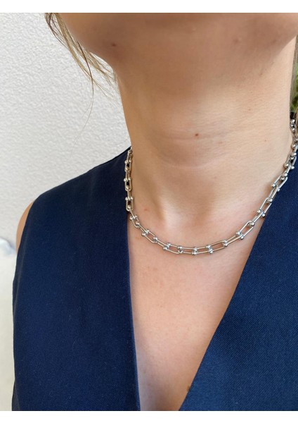 Çelik Silver Tiff Model Kolye modelleri