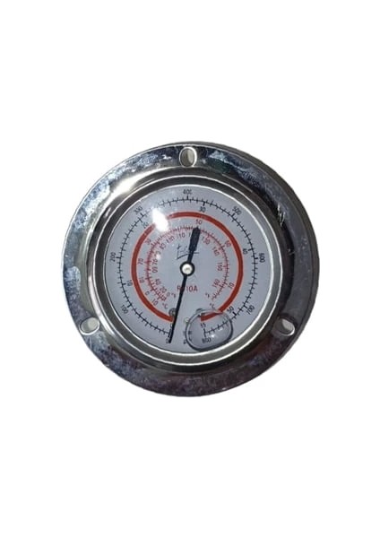 TC-500 Gfr4 Yüksek Basınç Gliserinli Arkadan Çıkışlı Rakorlu Manometre R-410A
