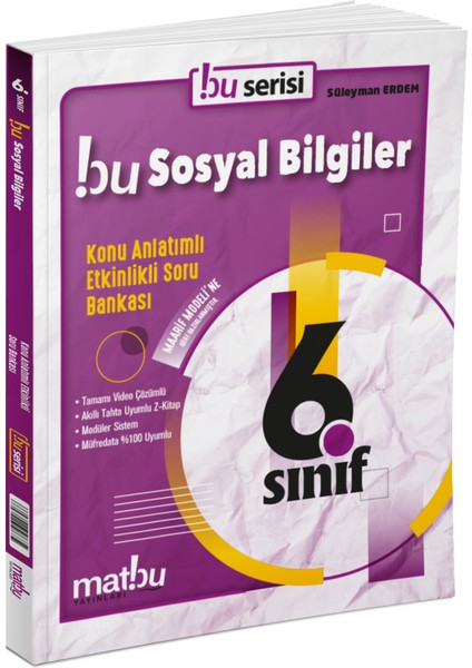 6. Sınıf Sosyal Bilgiler Konu Anlatımlı Etkinlikli Soru Bankası Matbu Yayınları