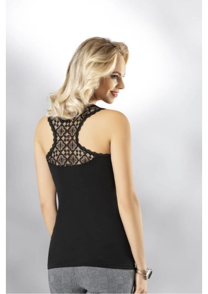 Kadın Siyah Geniş Askılı Atlet fiyatları