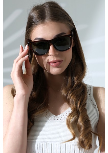 Kadın Wayfare Kahverengi Polarize Güneş Gözlüğü 23045-3 C3 modelleri