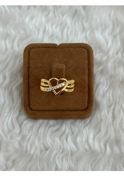 Sarmaşık Kalp Ayarlı Çelik Yüzük fiyatları