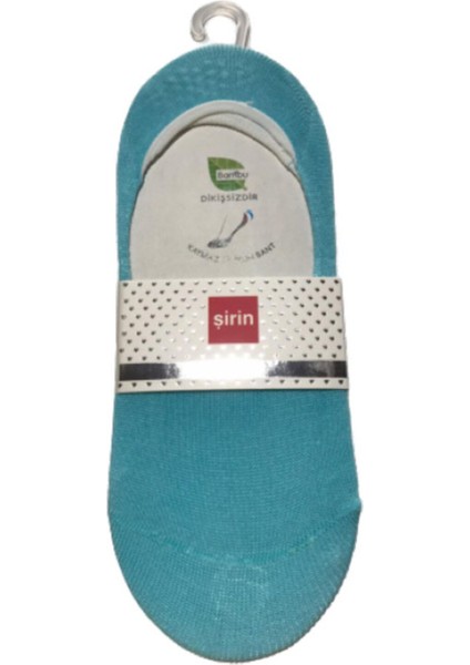 Bamboo Dikişsiz Bayan Patik Çorap Silikon Tabanlı fırsatları