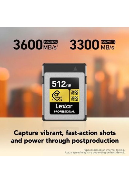 512GB Professıonal Gold LCXEXP4512G- Rneng Cfexpress 4.0 Type-B Kart indirimleri