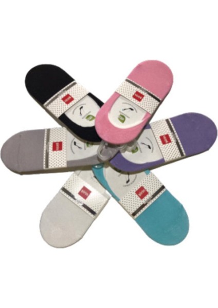 Bamboo Dikişsiz Bayan Patik Çorap Silikon Tabanlı