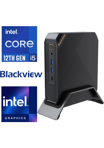 MP200 Intel Core I5-12450H 16GB 512GB SSD Windows 11 Pro Mini Pc MP20016512I5