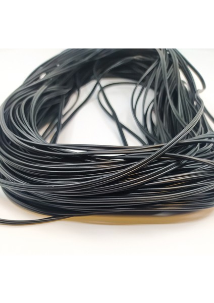 2x0,50 Kordon Kablo Siyah Renk 1 Metre