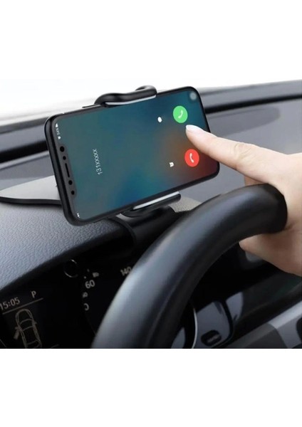 Araç Içi Konsola Takılan Döner Başlıklı Telefon Kıskacı Telefon Tutucu (4887) fiyatları